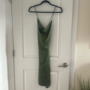 Revolve Superdown green midi dress, size medium
